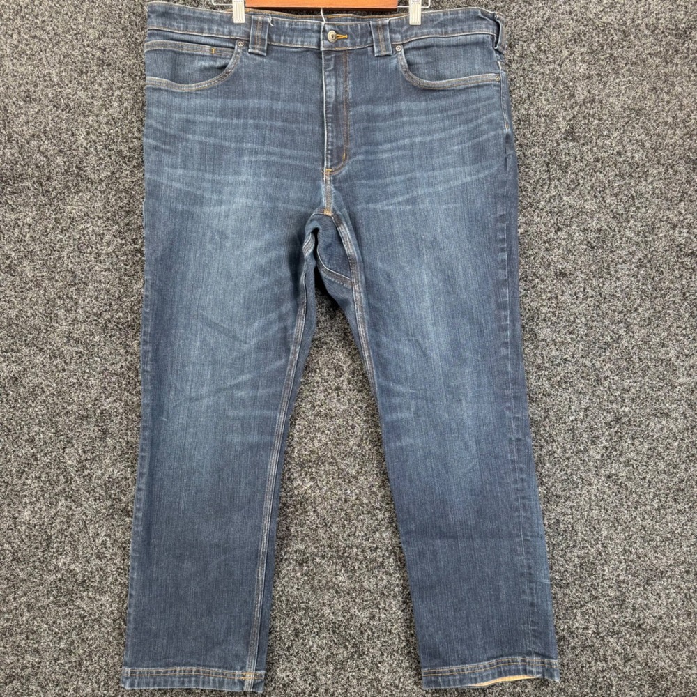 Duluth Trading Co Ballroom Double Flex Slim Fit Jeans Mens 42x30 Blue Denim
